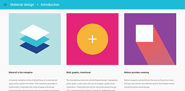 Androidの視覚的言語、Material Designとは